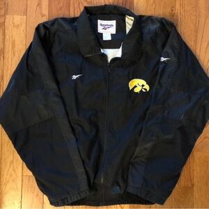 Iowa Hawkeyes Reebok Vintage Doublesided Windbreaker Size Large